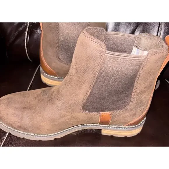 Brown Leather Chelsea Boots - Picture 7 of 11